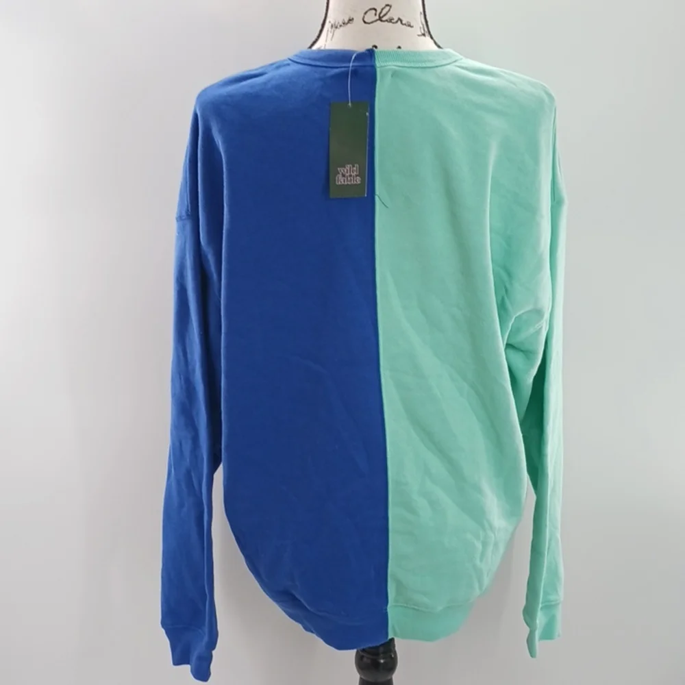 Wild Fable Sweatshirt Unisex Split Color Retro Niagara Falls New York - Picture 7 of 10